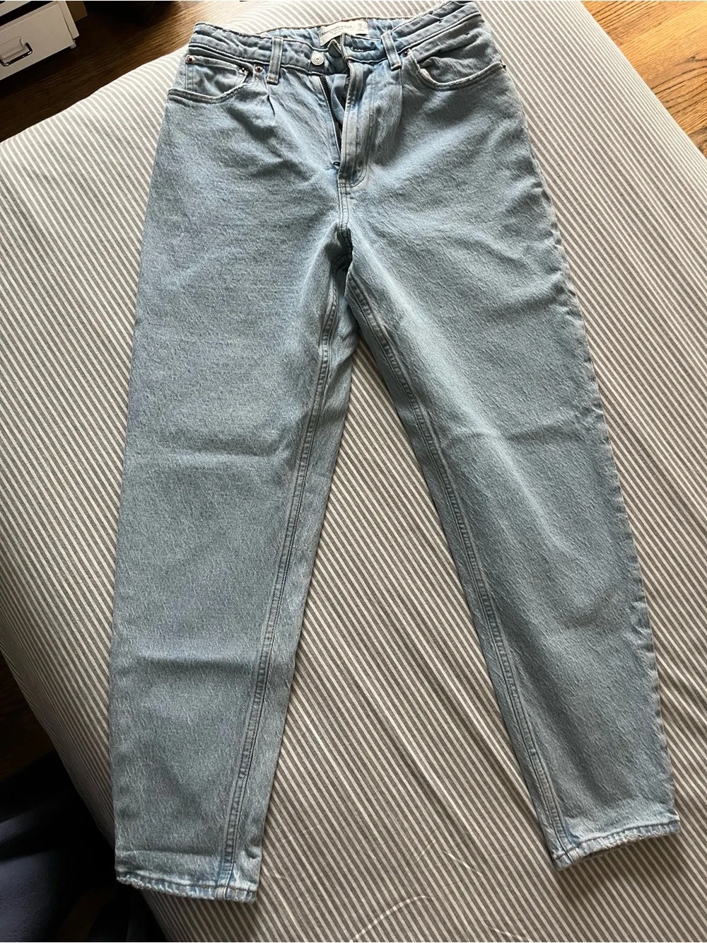 Abercrombie & Fitch Light Blue Boyfriend Jeans